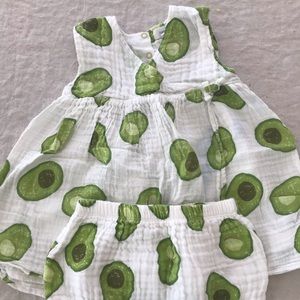 Angel Dear Dress and Bloomers set